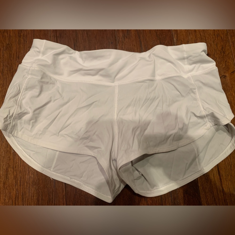 Lululemon Hottie White Shorts